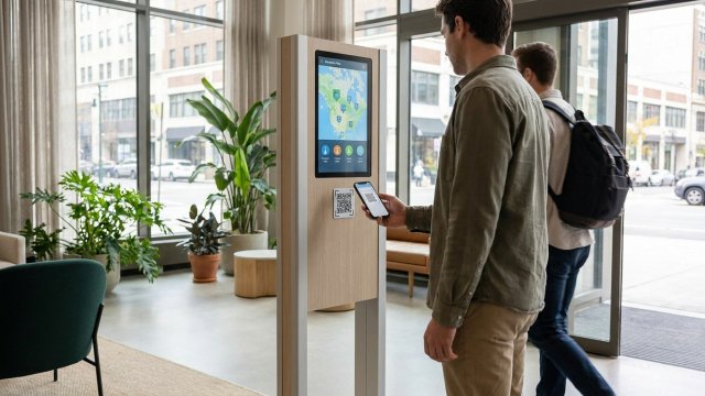 Zentrale Ladelösung im Hotel: Powerbank-Stationen von TouchAd Werbe GmbH statt Einzelgeräte