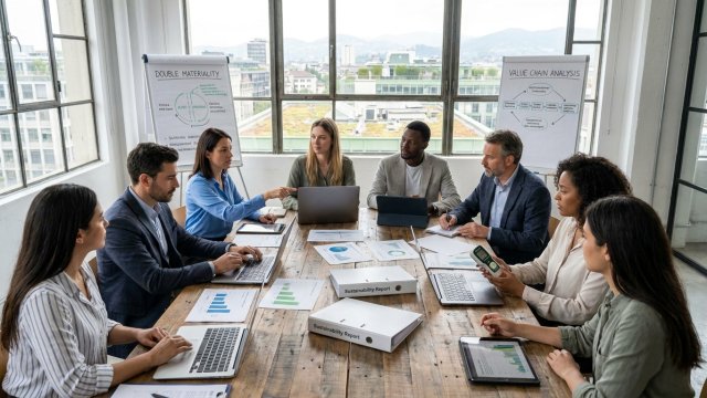 CSRD-Wesentlichkeitsanalyse: Doppelte Wesentlichkeit Schritt für Schritt erklärt