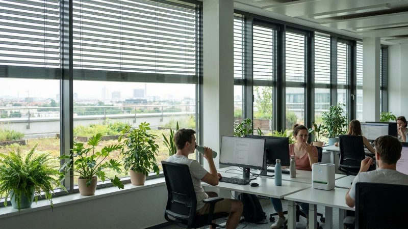 Klimaanpassung in Unternehmen: Hitzeschutz am Arbeitsplatz wirkungsvoll umsetzen