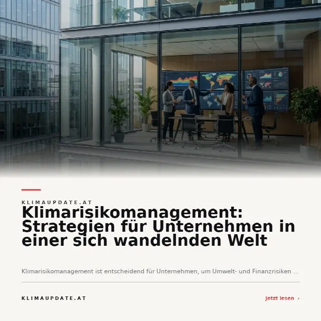 Share-Card fuer Klimarisikomanagement: Strategien für Unternehmen