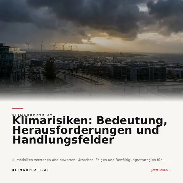 Share-Card fuer Klimarisiken: Bedeutung, Herausforderungen und Handlungsfelder