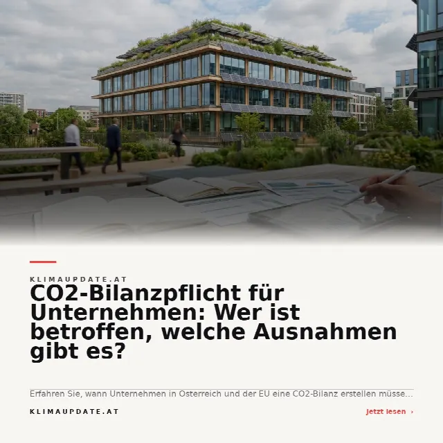 Share-Card fuer CO2-Bilanzpflicht für Unternehmen: Wer ist betroffen, welche Ausnahmen gibt es?