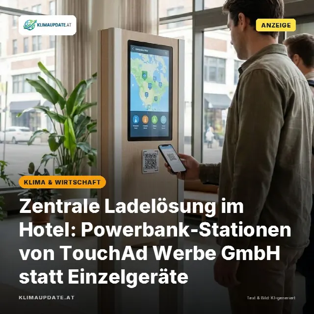 Share-Card fuer Zentrale Ladelösung im Hotel: Powerbank-Stationen von TouchAd Werbe GmbH statt Einzelgeräte